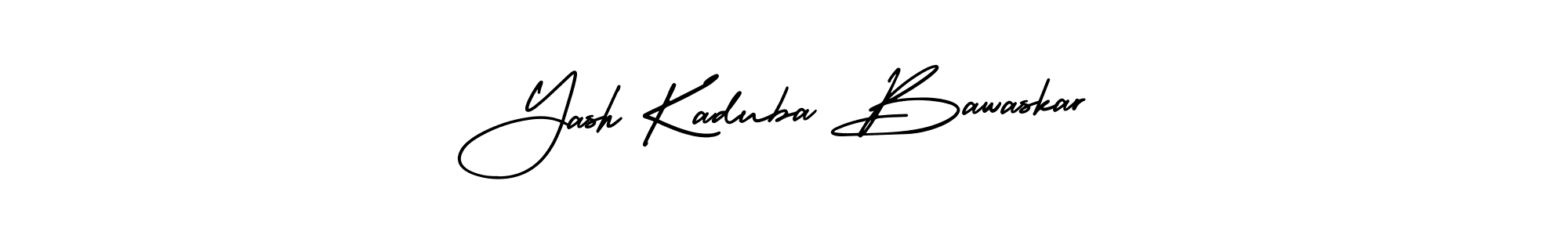 if you are searching for the best signature style for your name Yash Kaduba Bawaskar. so please give up your signature search. here we have designed multiple signature styles  using AmerikaSignatureDemo-Regular. Yash Kaduba Bawaskar signature style 3 images and pictures png