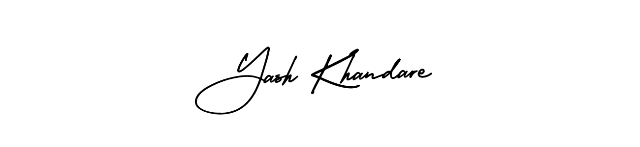 if you are searching for the best signature style for your name Yash Khandare. so please give up your signature search. here we have designed multiple signature styles  using AmerikaSignatureDemo-Regular. Yash Khandare signature style 3 images and pictures png