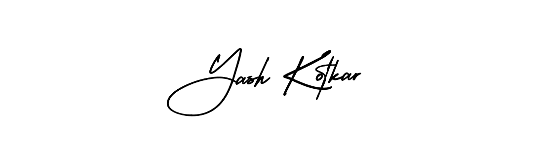 Make a short Yash Kotkar signature style. Manage your documents anywhere anytime using AmerikaSignatureDemo-Regular. Create and add eSignatures, submit forms, share and send files easily. Yash Kotkar signature style 3 images and pictures png