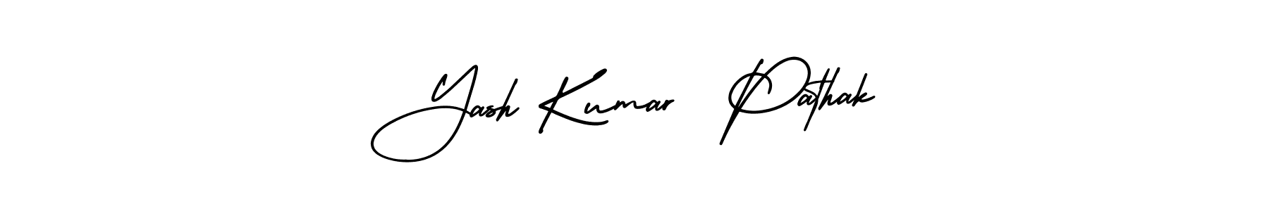 Make a beautiful signature design for name Yash Kumar  Pathak. With this signature (AmerikaSignatureDemo-Regular) style, you can create a handwritten signature for free. Yash Kumar  Pathak signature style 3 images and pictures png