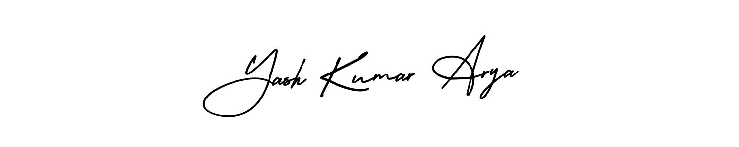 Yash Kumar Arya stylish signature style. Best Handwritten Sign (AmerikaSignatureDemo-Regular) for my name. Handwritten Signature Collection Ideas for my name Yash Kumar Arya. Yash Kumar Arya signature style 3 images and pictures png
