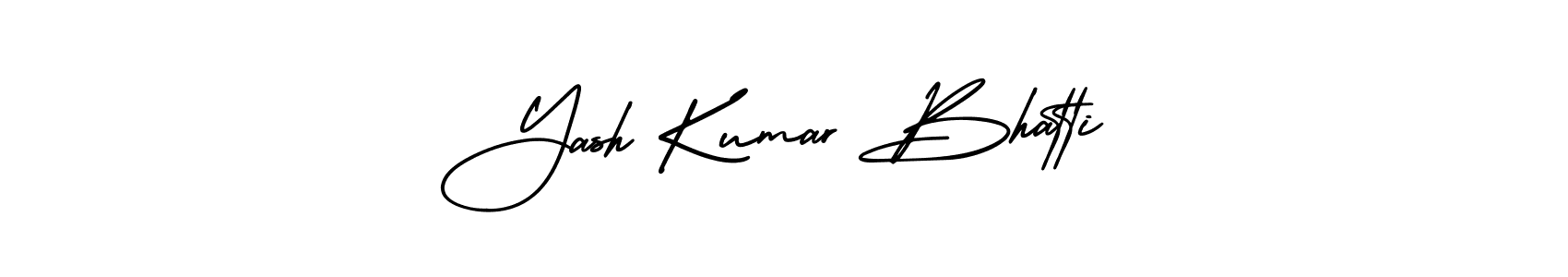 Yash Kumar Bhatti stylish signature style. Best Handwritten Sign (AmerikaSignatureDemo-Regular) for my name. Handwritten Signature Collection Ideas for my name Yash Kumar Bhatti. Yash Kumar Bhatti signature style 3 images and pictures png