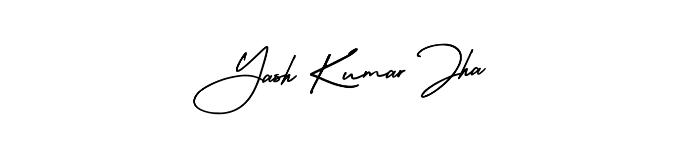 Yash Kumar Jha stylish signature style. Best Handwritten Sign (AmerikaSignatureDemo-Regular) for my name. Handwritten Signature Collection Ideas for my name Yash Kumar Jha. Yash Kumar Jha signature style 3 images and pictures png