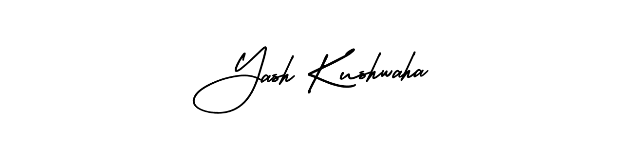 Yash Kushwaha stylish signature style. Best Handwritten Sign (AmerikaSignatureDemo-Regular) for my name. Handwritten Signature Collection Ideas for my name Yash Kushwaha. Yash Kushwaha signature style 3 images and pictures png
