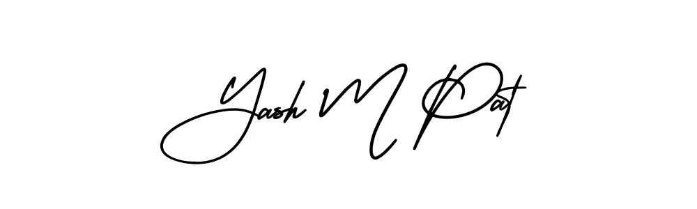Once you've used our free online signature maker to create your best signature AmerikaSignatureDemo-Regular style, it's time to enjoy all of the benefits that Yash M Pat name signing documents. Yash M Pat signature style 3 images and pictures png