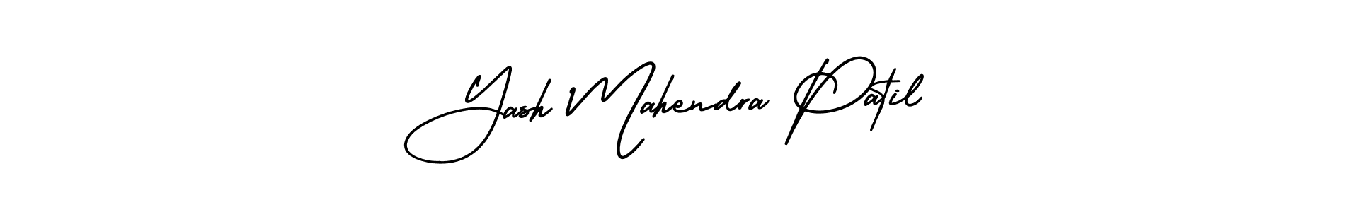 Yash Mahendra Patil stylish signature style. Best Handwritten Sign (AmerikaSignatureDemo-Regular) for my name. Handwritten Signature Collection Ideas for my name Yash Mahendra Patil. Yash Mahendra Patil signature style 3 images and pictures png
