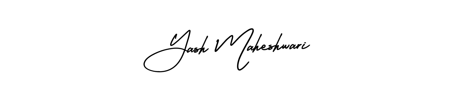 Design your own signature with our free online signature maker. With this signature software, you can create a handwritten (AmerikaSignatureDemo-Regular) signature for name Yash Maheshwari. Yash Maheshwari signature style 3 images and pictures png