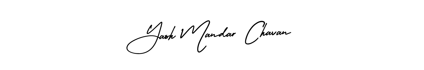 You can use this online signature creator to create a handwritten signature for the name Yash Mandar Chavan. This is the best online autograph maker. Yash Mandar Chavan signature style 3 images and pictures png