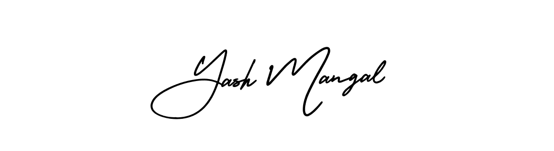 if you are searching for the best signature style for your name Yash Mangal. so please give up your signature search. here we have designed multiple signature styles  using AmerikaSignatureDemo-Regular. Yash Mangal signature style 3 images and pictures png