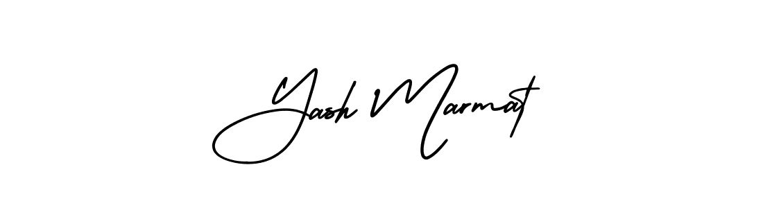 AmerikaSignatureDemo-Regular is a professional signature style that is perfect for those who want to add a touch of class to their signature. It is also a great choice for those who want to make their signature more unique. Get Yash Marmat name to fancy signature for free. Yash Marmat signature style 3 images and pictures png