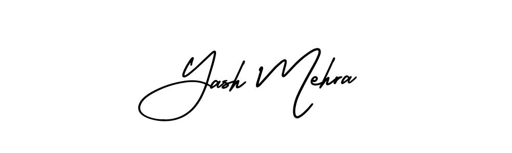 It looks lik you need a new signature style for name Yash Mehra. Design unique handwritten (AmerikaSignatureDemo-Regular) signature with our free signature maker in just a few clicks. Yash Mehra signature style 3 images and pictures png