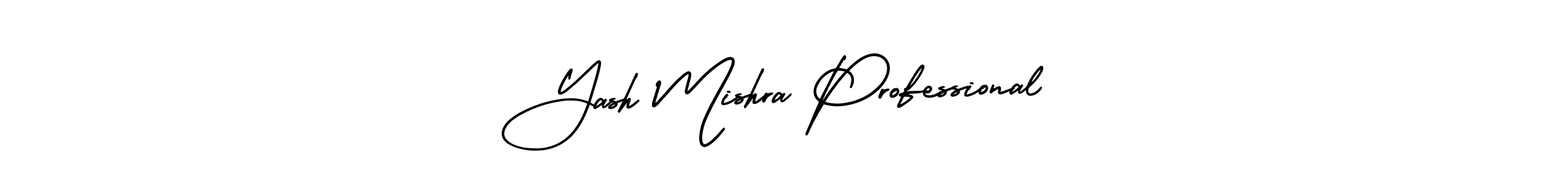 How to make Yash Mishra Professional name signature. Use AmerikaSignatureDemo-Regular style for creating short signs online. This is the latest handwritten sign. Yash Mishra Professional signature style 3 images and pictures png