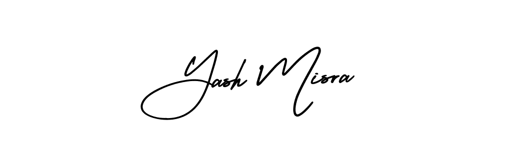 You should practise on your own different ways (AmerikaSignatureDemo-Regular) to write your name (Yash Misra) in signature. don't let someone else do it for you. Yash Misra signature style 3 images and pictures png