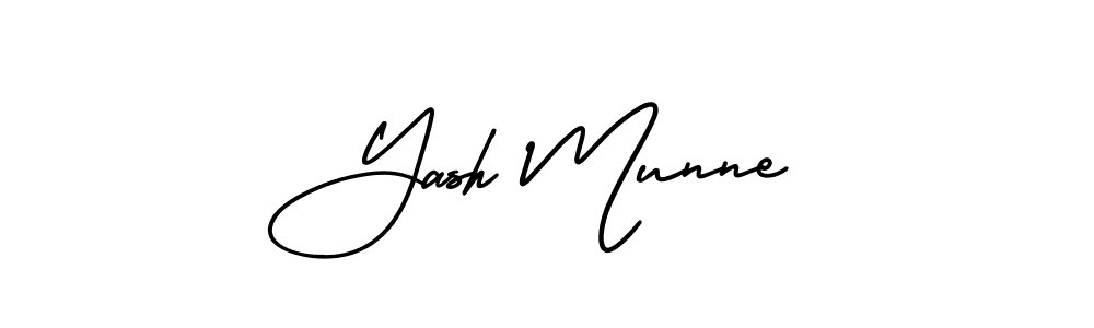 This is the best signature style for the Yash Munne name. Also you like these signature font (AmerikaSignatureDemo-Regular). Mix name signature. Yash Munne signature style 3 images and pictures png