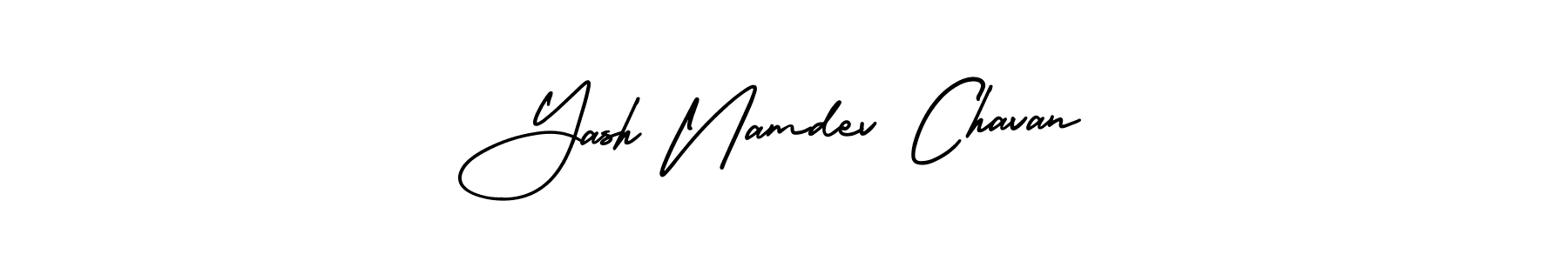 It looks lik you need a new signature style for name Yash Namdev Chavan. Design unique handwritten (AmerikaSignatureDemo-Regular) signature with our free signature maker in just a few clicks. Yash Namdev Chavan signature style 3 images and pictures png