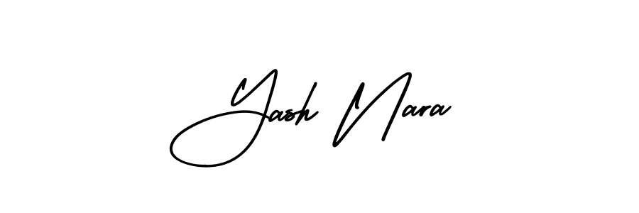 if you are searching for the best signature style for your name Yash Nara. so please give up your signature search. here we have designed multiple signature styles  using AmerikaSignatureDemo-Regular. Yash Nara signature style 3 images and pictures png