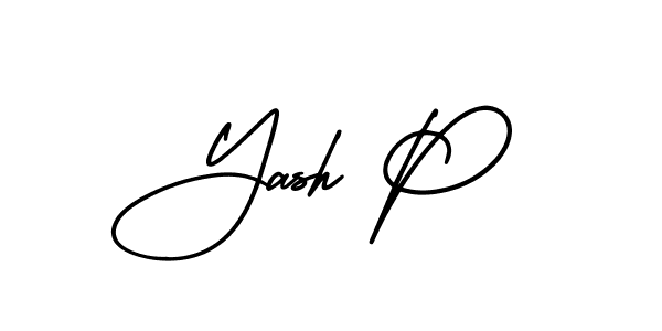 It looks lik you need a new signature style for name Yash P. Design unique handwritten (AmerikaSignatureDemo-Regular) signature with our free signature maker in just a few clicks. Yash P signature style 3 images and pictures png