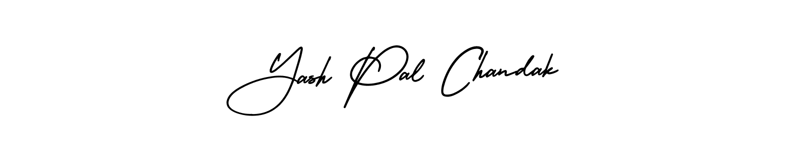 How to Draw Yash Pal Chandak signature style? AmerikaSignatureDemo-Regular is a latest design signature styles for name Yash Pal Chandak. Yash Pal Chandak signature style 3 images and pictures png