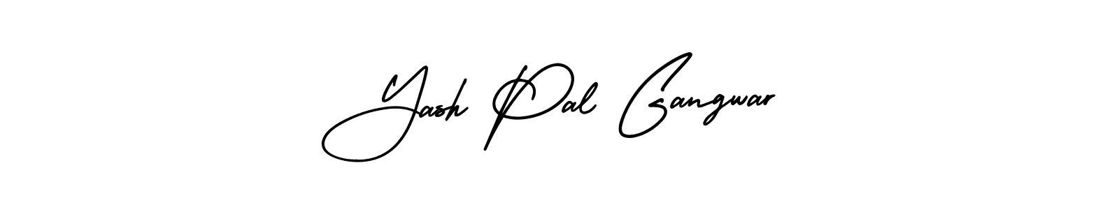 This is the best signature style for the Yash Pal Gangwar name. Also you like these signature font (AmerikaSignatureDemo-Regular). Mix name signature. Yash Pal Gangwar signature style 3 images and pictures png