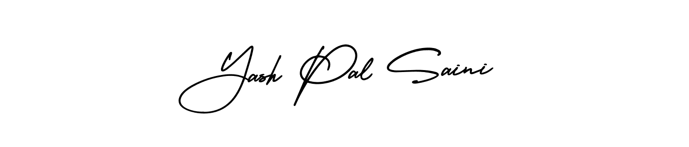 Yash Pal Saini stylish signature style. Best Handwritten Sign (AmerikaSignatureDemo-Regular) for my name. Handwritten Signature Collection Ideas for my name Yash Pal Saini. Yash Pal Saini signature style 3 images and pictures png