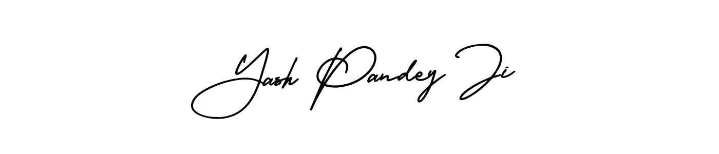 Design your own signature with our free online signature maker. With this signature software, you can create a handwritten (AmerikaSignatureDemo-Regular) signature for name Yash Pandey Ji. Yash Pandey Ji signature style 3 images and pictures png