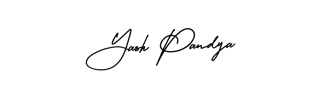 AmerikaSignatureDemo-Regular is a professional signature style that is perfect for those who want to add a touch of class to their signature. It is also a great choice for those who want to make their signature more unique. Get Yash Pandya name to fancy signature for free. Yash Pandya signature style 3 images and pictures png