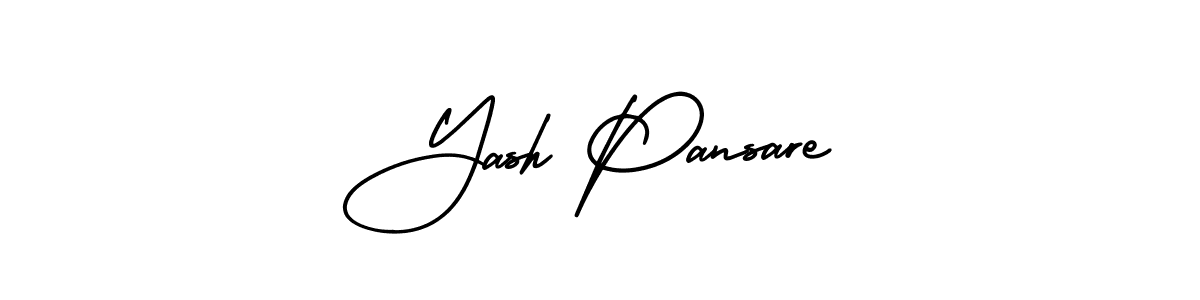 if you are searching for the best signature style for your name Yash Pansare. so please give up your signature search. here we have designed multiple signature styles  using AmerikaSignatureDemo-Regular. Yash Pansare signature style 3 images and pictures png