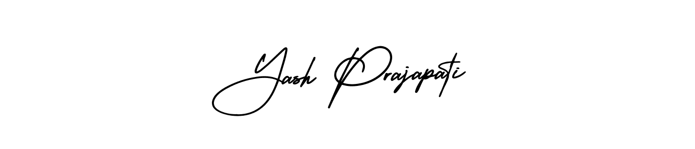 How to make Yash Prajapati signature? AmerikaSignatureDemo-Regular is a professional autograph style. Create handwritten signature for Yash Prajapati name. Yash Prajapati signature style 3 images and pictures png