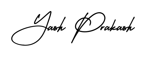 Discover the perfect balance of readability and style for Yash Prakash with AmerikaSignatureDemo-Regular font. Create your dream signature today. Yash Prakash signature style 3 images and pictures png