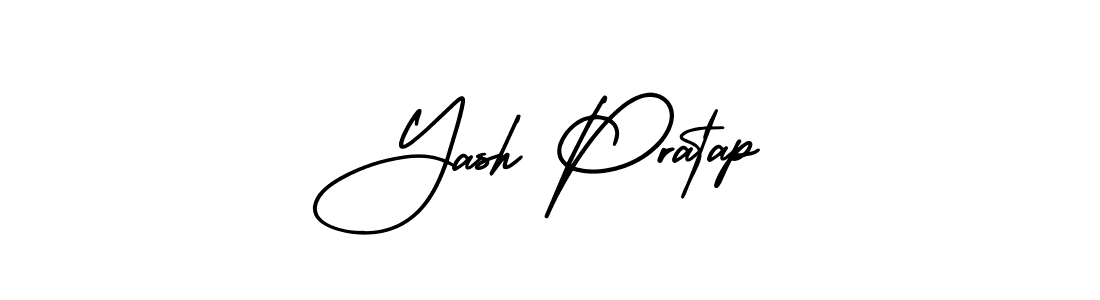 How to make Yash Pratap name signature. Use AmerikaSignatureDemo-Regular style for creating short signs online. This is the latest handwritten sign. Yash Pratap signature style 3 images and pictures png