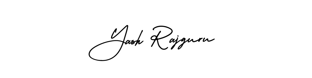 How to make Yash Rajguru name signature. Use AmerikaSignatureDemo-Regular style for creating short signs online. This is the latest handwritten sign. Yash Rajguru signature style 3 images and pictures png