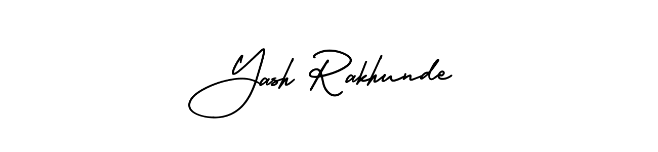 Make a short Yash Rakhunde signature style. Manage your documents anywhere anytime using AmerikaSignatureDemo-Regular. Create and add eSignatures, submit forms, share and send files easily. Yash Rakhunde signature style 3 images and pictures png