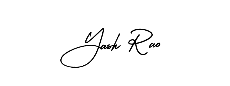 Also You can easily find your signature by using the search form. We will create Yash Rao name handwritten signature images for you free of cost using AmerikaSignatureDemo-Regular sign style. Yash Rao signature style 3 images and pictures png