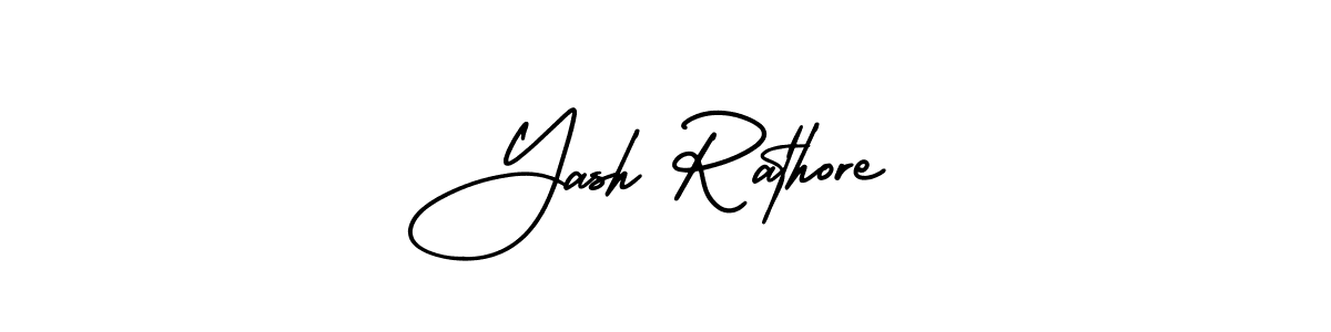 if you are searching for the best signature style for your name Yash Rathore. so please give up your signature search. here we have designed multiple signature styles  using AmerikaSignatureDemo-Regular. Yash Rathore signature style 3 images and pictures png