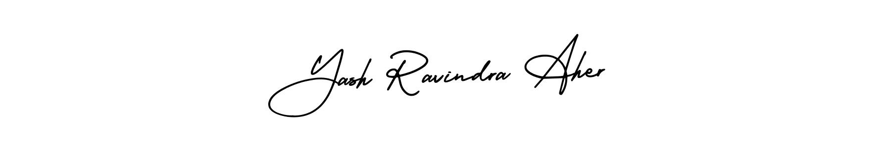 How to make Yash Ravindra Aher signature? AmerikaSignatureDemo-Regular is a professional autograph style. Create handwritten signature for Yash Ravindra Aher name. Yash Ravindra Aher signature style 3 images and pictures png