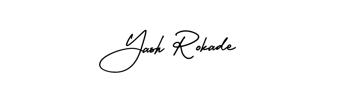 How to make Yash Rokade signature? AmerikaSignatureDemo-Regular is a professional autograph style. Create handwritten signature for Yash Rokade name. Yash Rokade signature style 3 images and pictures png