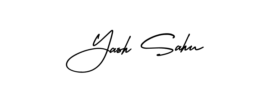 Similarly AmerikaSignatureDemo-Regular is the best handwritten signature design. Signature creator online .You can use it as an online autograph creator for name Yash Sahu. Yash Sahu signature style 3 images and pictures png