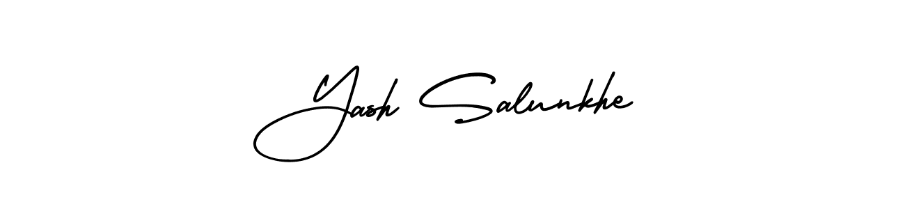 Create a beautiful signature design for name Yash Salunkhe. With this signature (AmerikaSignatureDemo-Regular) fonts, you can make a handwritten signature for free. Yash Salunkhe signature style 3 images and pictures png