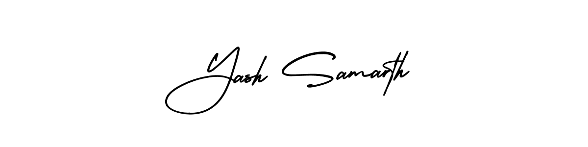 Make a beautiful signature design for name Yash Samarth. With this signature (AmerikaSignatureDemo-Regular) style, you can create a handwritten signature for free. Yash Samarth signature style 3 images and pictures png