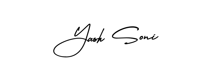 Create a beautiful signature design for name Yash Soni. With this signature (AmerikaSignatureDemo-Regular) fonts, you can make a handwritten signature for free. Yash Soni signature style 3 images and pictures png