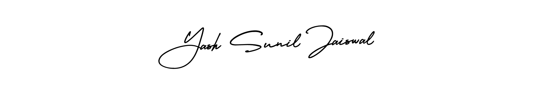 Make a beautiful signature design for name Yash Sunil Jaiswal. With this signature (AmerikaSignatureDemo-Regular) style, you can create a handwritten signature for free. Yash Sunil Jaiswal signature style 3 images and pictures png