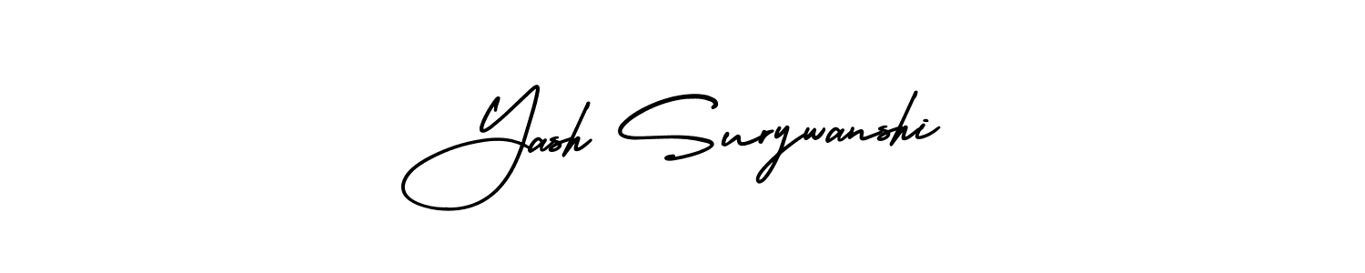It looks lik you need a new signature style for name Yash Surywanshi. Design unique handwritten (AmerikaSignatureDemo-Regular) signature with our free signature maker in just a few clicks. Yash Surywanshi signature style 3 images and pictures png