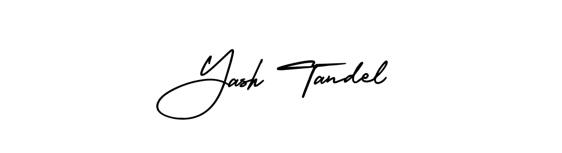 Make a beautiful signature design for name Yash Tandel. With this signature (AmerikaSignatureDemo-Regular) style, you can create a handwritten signature for free. Yash Tandel signature style 3 images and pictures png