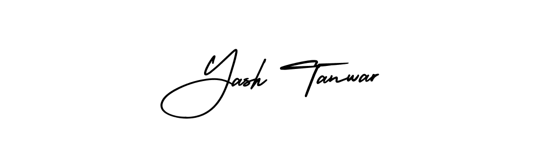 Yash Tanwar stylish signature style. Best Handwritten Sign (AmerikaSignatureDemo-Regular) for my name. Handwritten Signature Collection Ideas for my name Yash Tanwar. Yash Tanwar signature style 3 images and pictures png