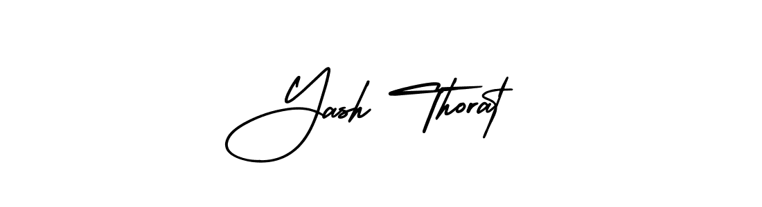 Also You can easily find your signature by using the search form. We will create Yash Thorat name handwritten signature images for you free of cost using AmerikaSignatureDemo-Regular sign style. Yash Thorat signature style 3 images and pictures png