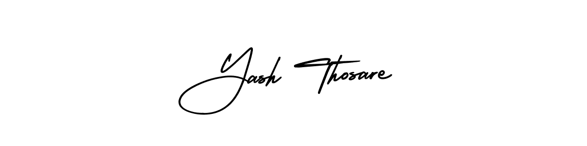 How to Draw Yash Thosare signature style? AmerikaSignatureDemo-Regular is a latest design signature styles for name Yash Thosare. Yash Thosare signature style 3 images and pictures png