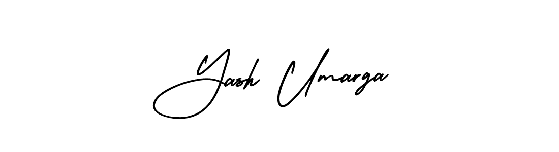 if you are searching for the best signature style for your name Yash Umarga. so please give up your signature search. here we have designed multiple signature styles  using AmerikaSignatureDemo-Regular. Yash Umarga signature style 3 images and pictures png