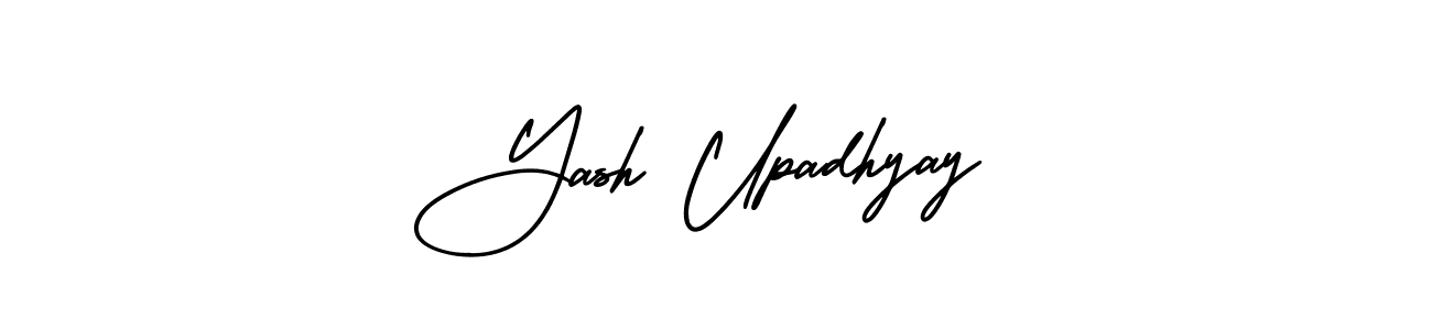 Use a signature maker to create a handwritten signature online. With this signature software, you can design (AmerikaSignatureDemo-Regular) your own signature for name Yash Upadhyay. Yash Upadhyay signature style 3 images and pictures png