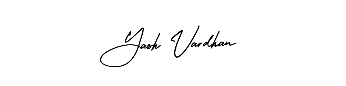 The best way (AmerikaSignatureDemo-Regular) to make a short signature is to pick only two or three words in your name. The name Yash Vardhan include a total of six letters. For converting this name. Yash Vardhan signature style 3 images and pictures png