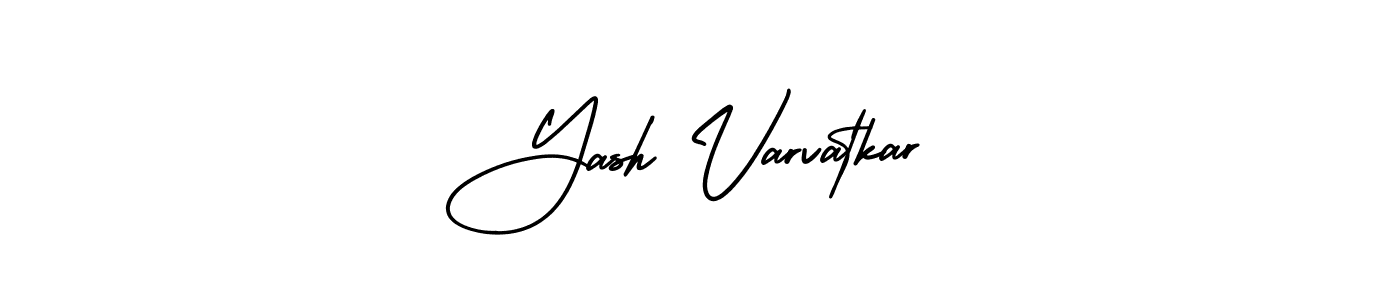 if you are searching for the best signature style for your name Yash Varvatkar. so please give up your signature search. here we have designed multiple signature styles  using AmerikaSignatureDemo-Regular. Yash Varvatkar signature style 3 images and pictures png